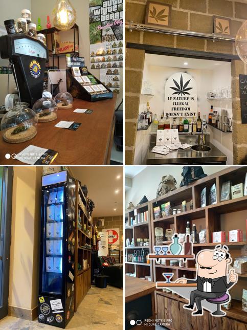 Gli interni di CANAPA HOUSE "Coffe Grow Shop"