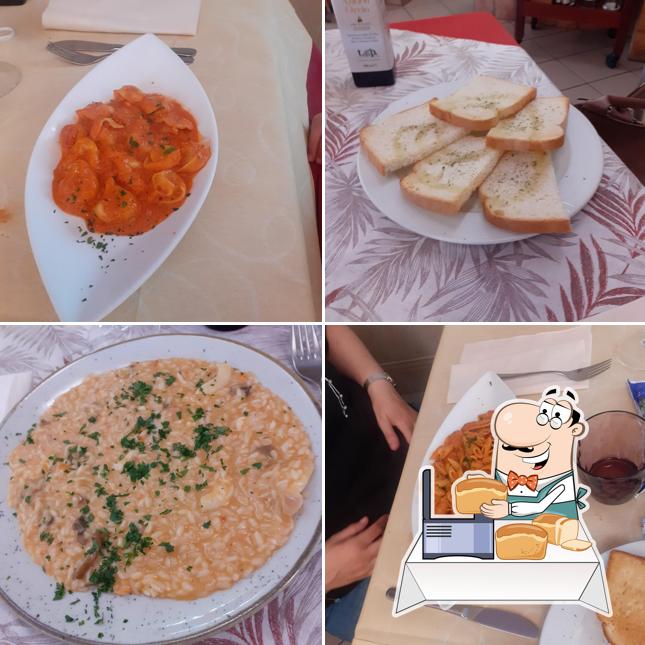 Pane all'aglio al Ristorante Rina