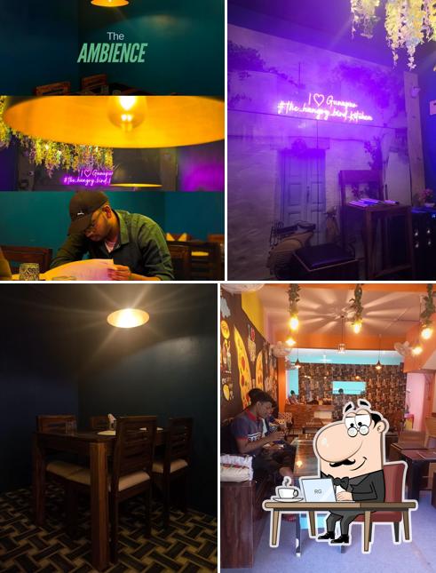 The interior of The Hungry bird kitchen