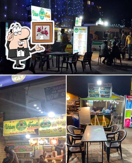 The interior of Urban Foodie by Chef Pavneet