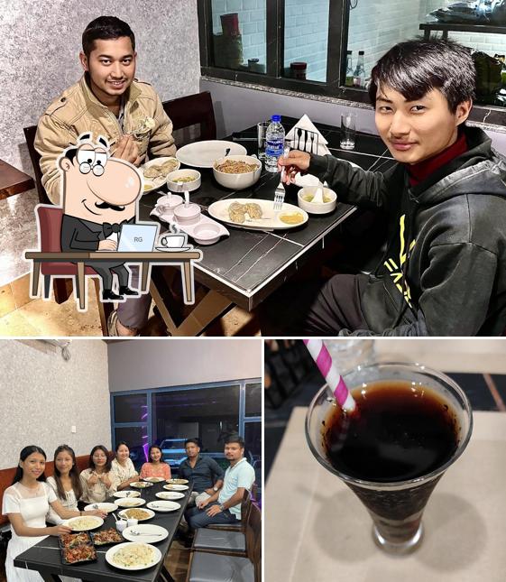 Among different things one can find interior and food at brotherhood restaurant
