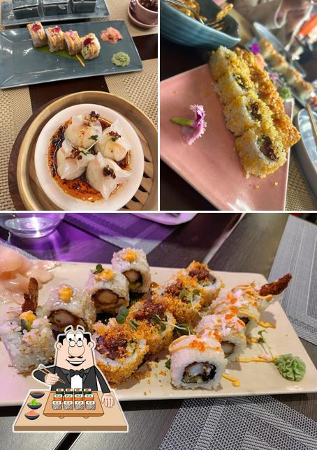 Pick different sushi options