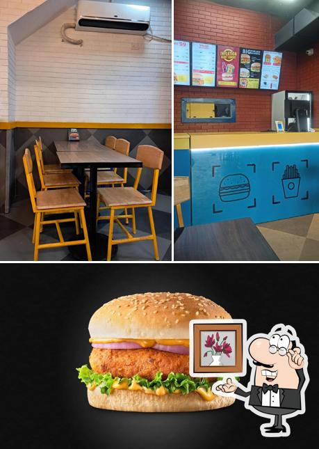 Burger Singh is distinguished by interior and food