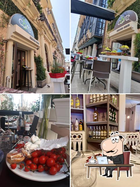 Gli interni di Core Restaurant