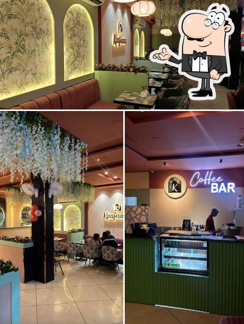 The interior of Cafe Kaafirana