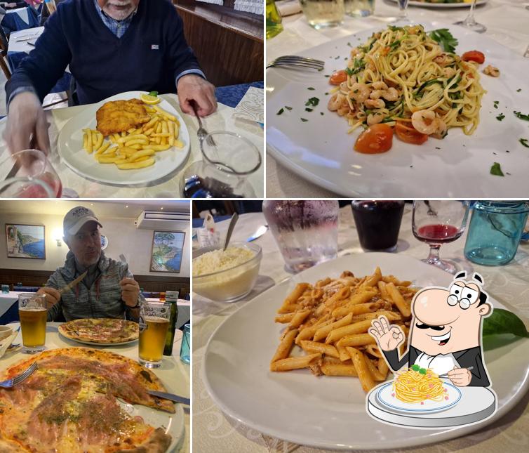 Spaghetti alla carbonara al Ristorante Pizzeria Costa Azzurra