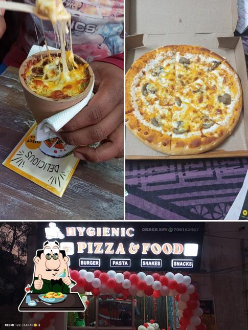 Macaroni and cheese at Hygienic Pizza & Food