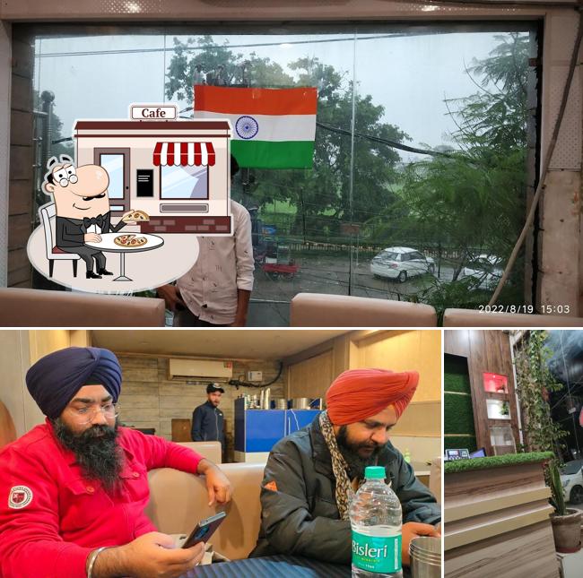 Take a look at the image displaying exterior and interior at Joshi Bhojnalaya
