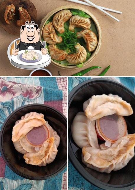 Dumplings at Panda Momos