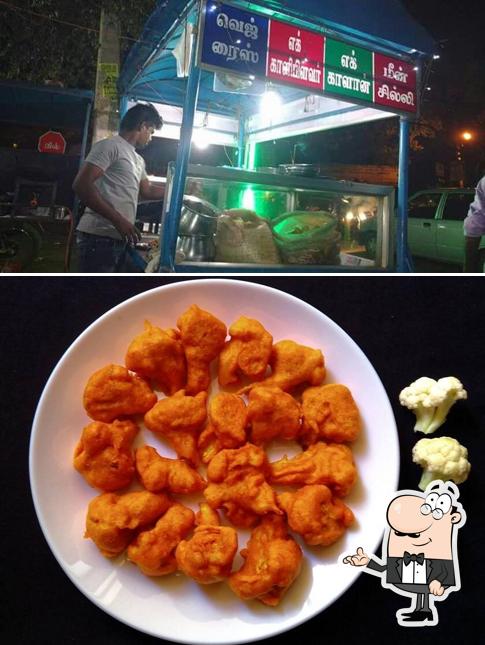 The interior of Thala Thalapathy Fast foods