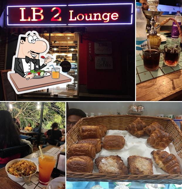 Food at LB2 eclipse rooftop