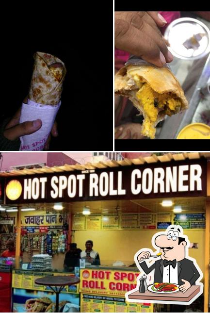 Among different things one can find food and beverage at Hot Spot Roll Corner