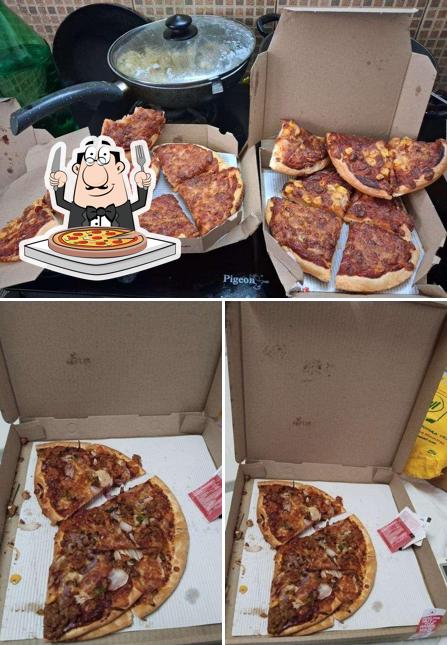 Order various types of pizza