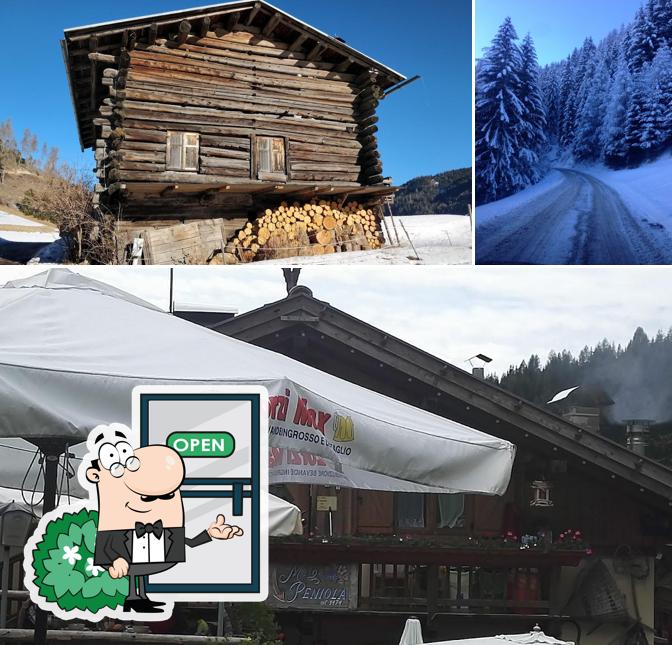 Puoi goderti l'aria fresca dal dehors di Ristorante Malga Peniola