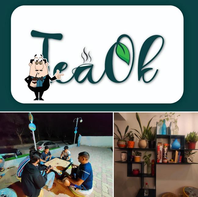 Enjoy a drink at Tea Ok