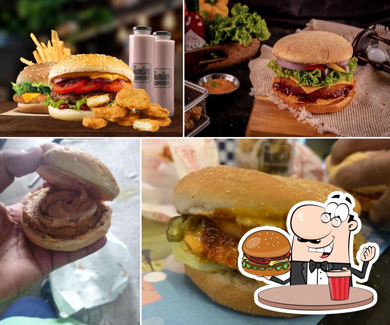 Order a burger at The Burger Company