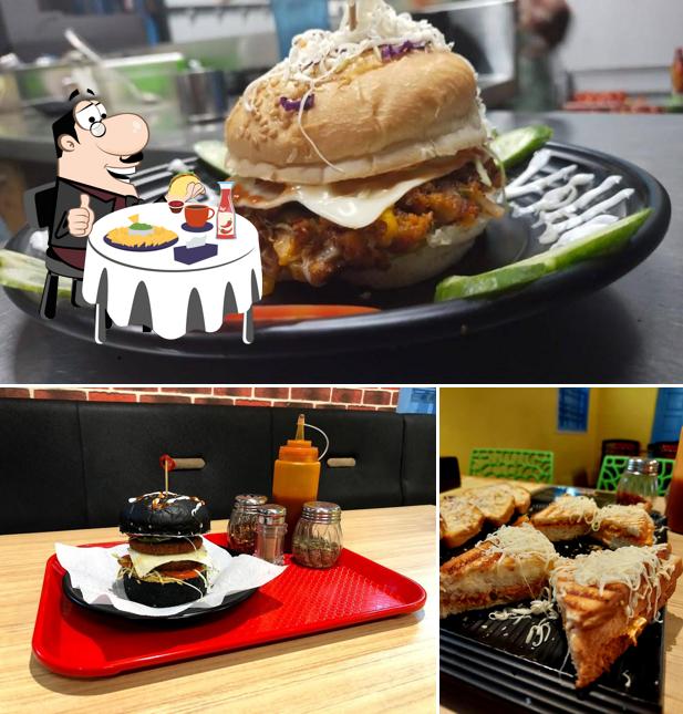Try out a burger at Food Villa