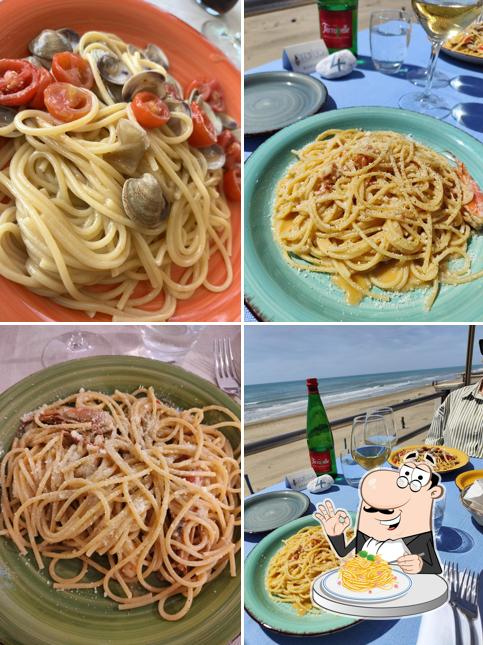 Spaghetti alla carbonara al Marea