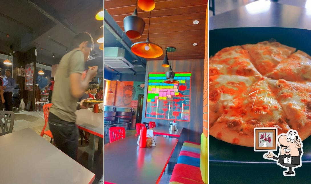 The interior of Pizza Zone