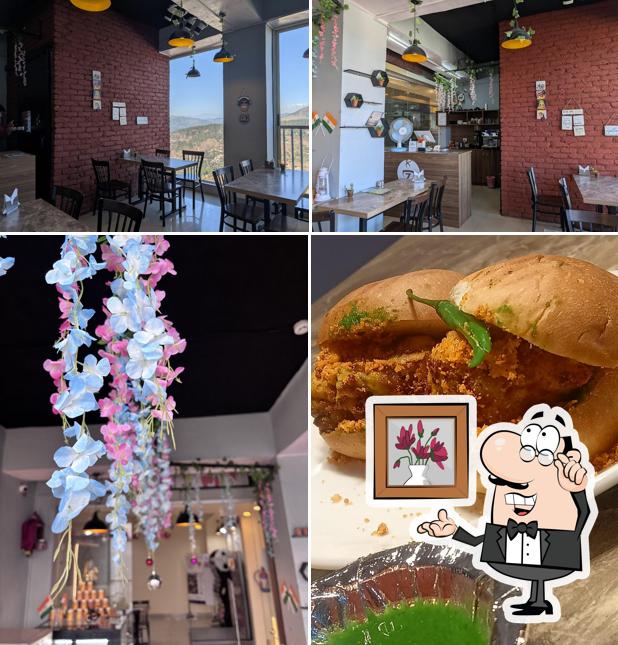 The image of Himalayan Teazer’s interior and food