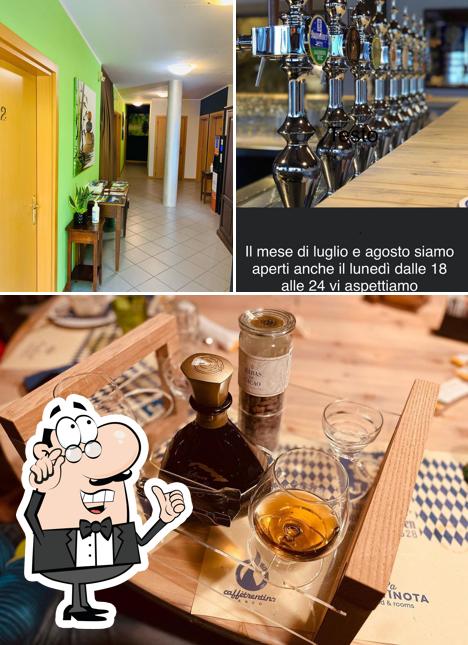 Gli interni di La Cantinota