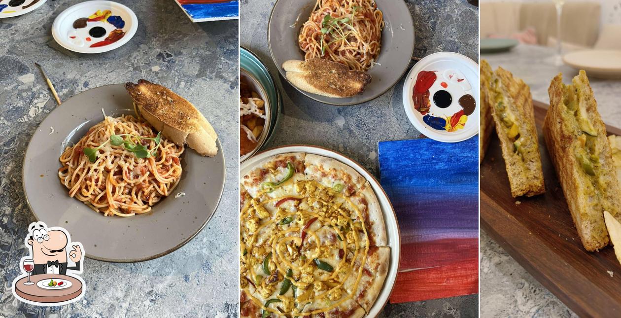 Food at The Palette Cafe