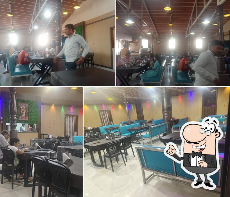 The interior of Annapoorna Dhaba & Family Restaurant MCC B Block Daavanagere