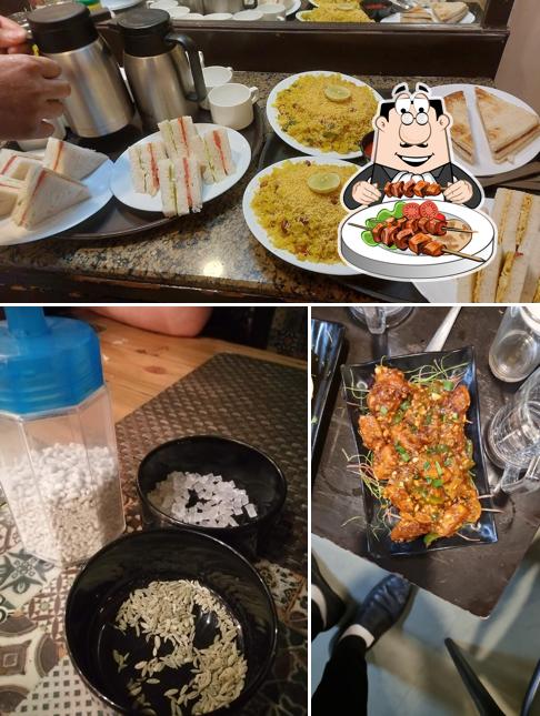 Meals at Ashray Hotel. Family Restaurant and Bar