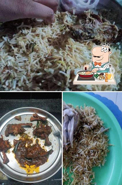 Fried rice at Avenues Biryani Point