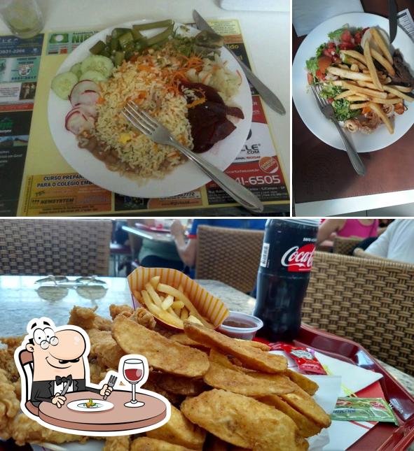 Platos en Barril do Parque Restaurante