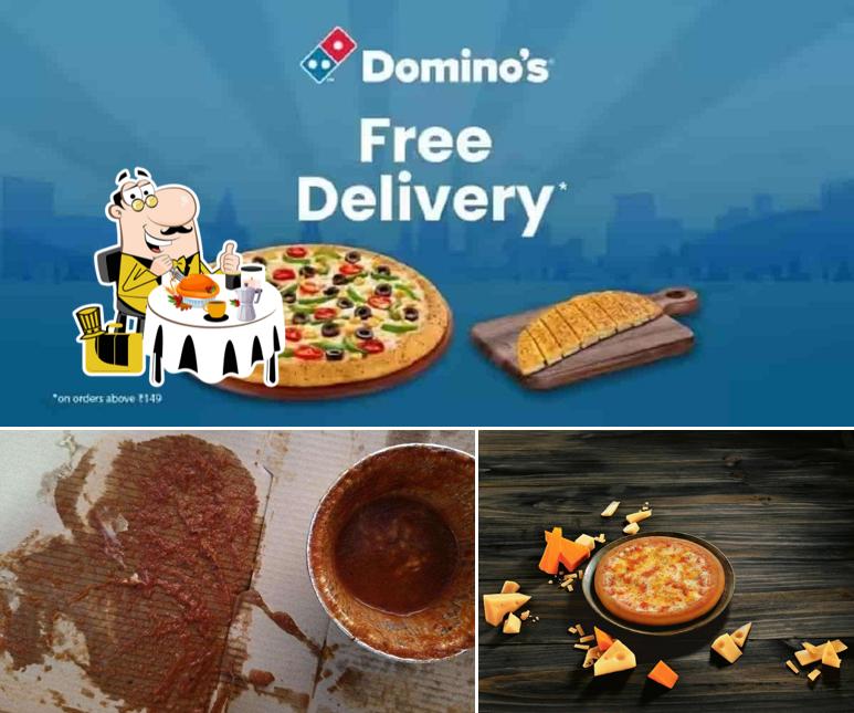 Food at Domino's pizza Adugodi, Bengaluru