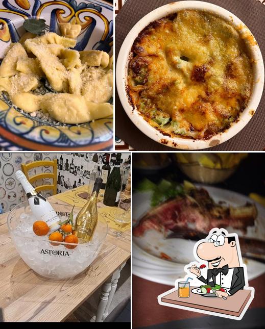 Platti al Osteria Antica Romea