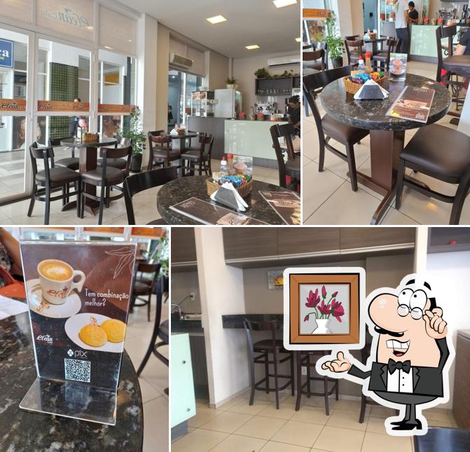 Veja imagens do interior do Clean Café