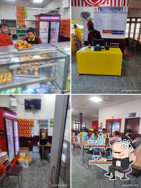 Check out how IRCTC Refreshment Room Bhojnalaya Haridwar Railway station looks inside