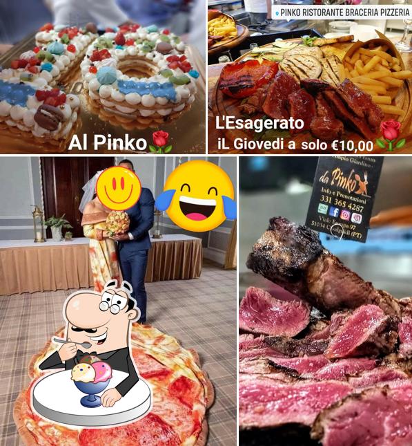 Pinko Ristorante Braceria Pizzeria serve un'ampia varietà di dessert