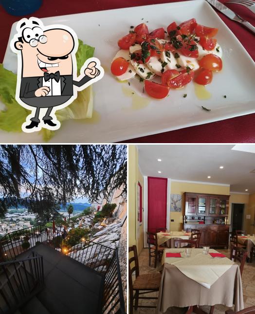 Dai un’occhiata alla immagine che presenta la interni e cibo di Ristorante Locanda al Sansovino