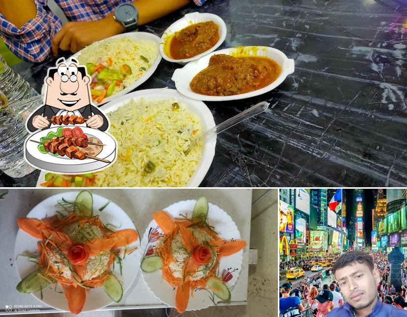 The restaurant's food and exterior