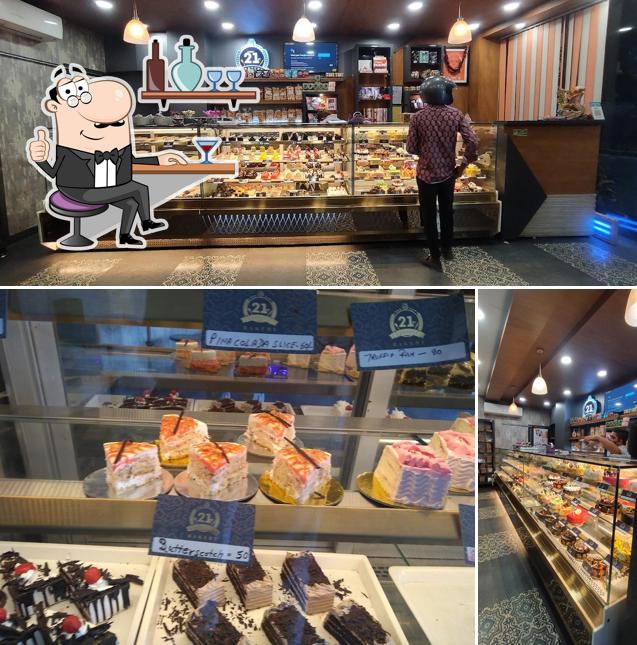 The interior of 21st Century Breads and cakes