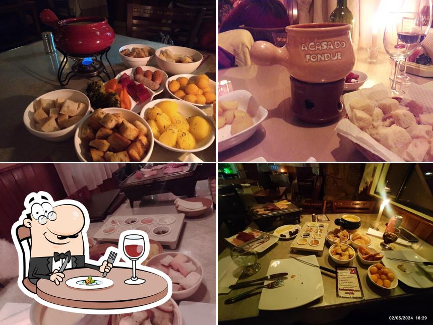 Platos en A Casa do Fondue