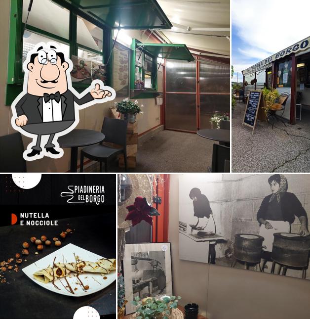 Gli interni di La Piadina del Borgo