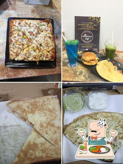 Food at Sandwich cafe