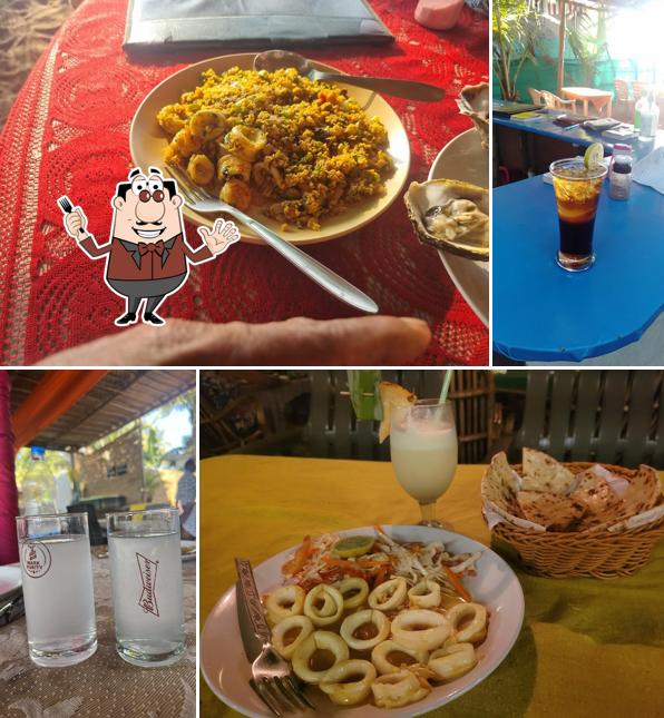 Food at Santosh's Shack