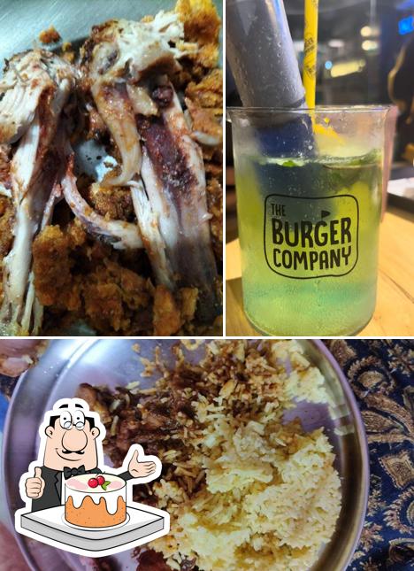 Carrot cake at The burger company