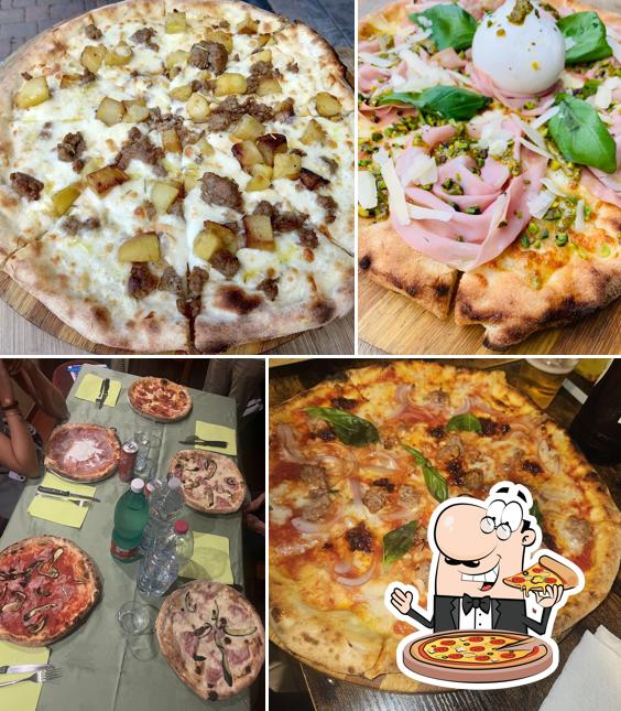 Scegli tra le svariate varianti di pizza