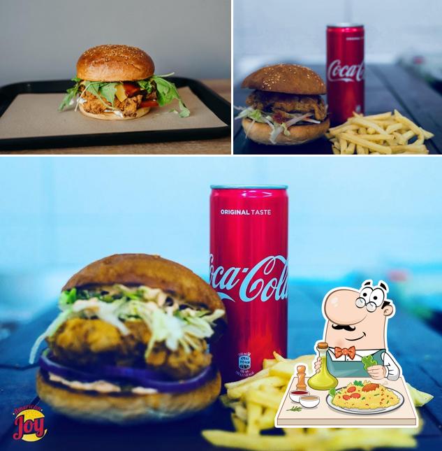 Panino con maiale stirato al American Joy