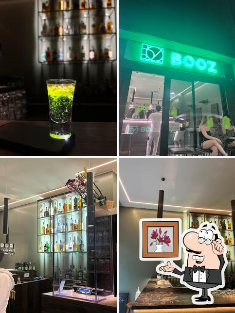 BOOZ si caratterizza per la interni e cibo