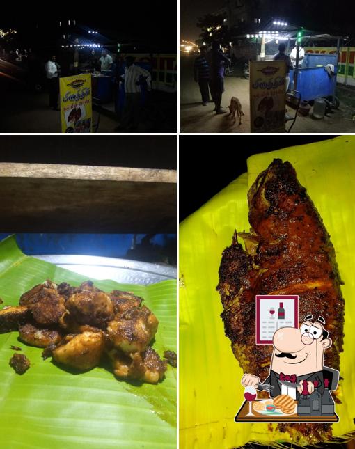 Pick meat dishes at Fish Fry Salem