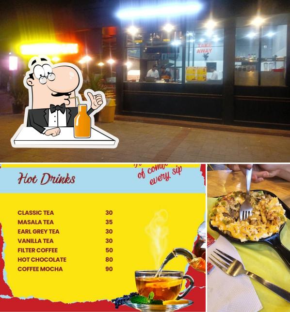 Enjoy a drink at Shawarmax Chavakkad