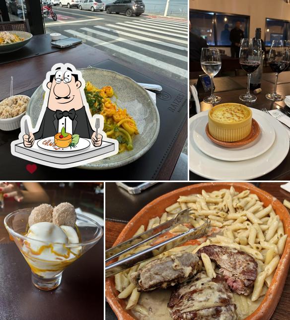 Platos en Restaurante Raizes