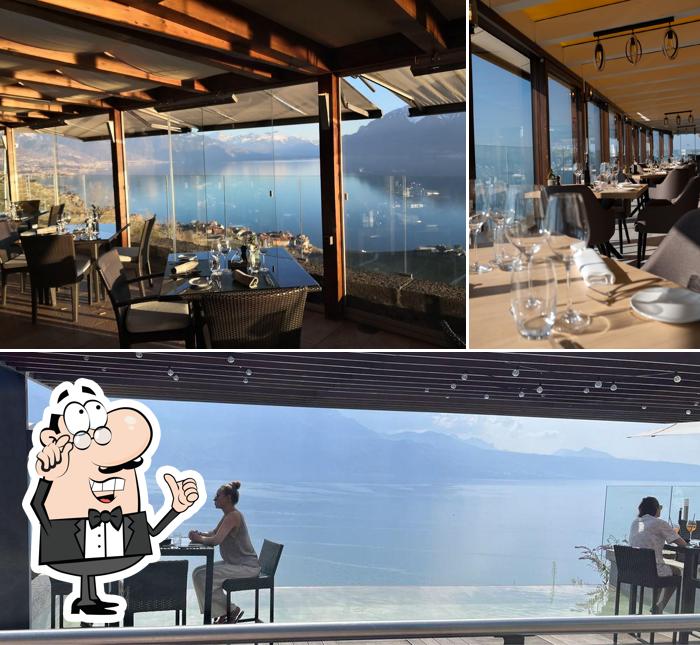 Gli interni di Le Deck Restaurant